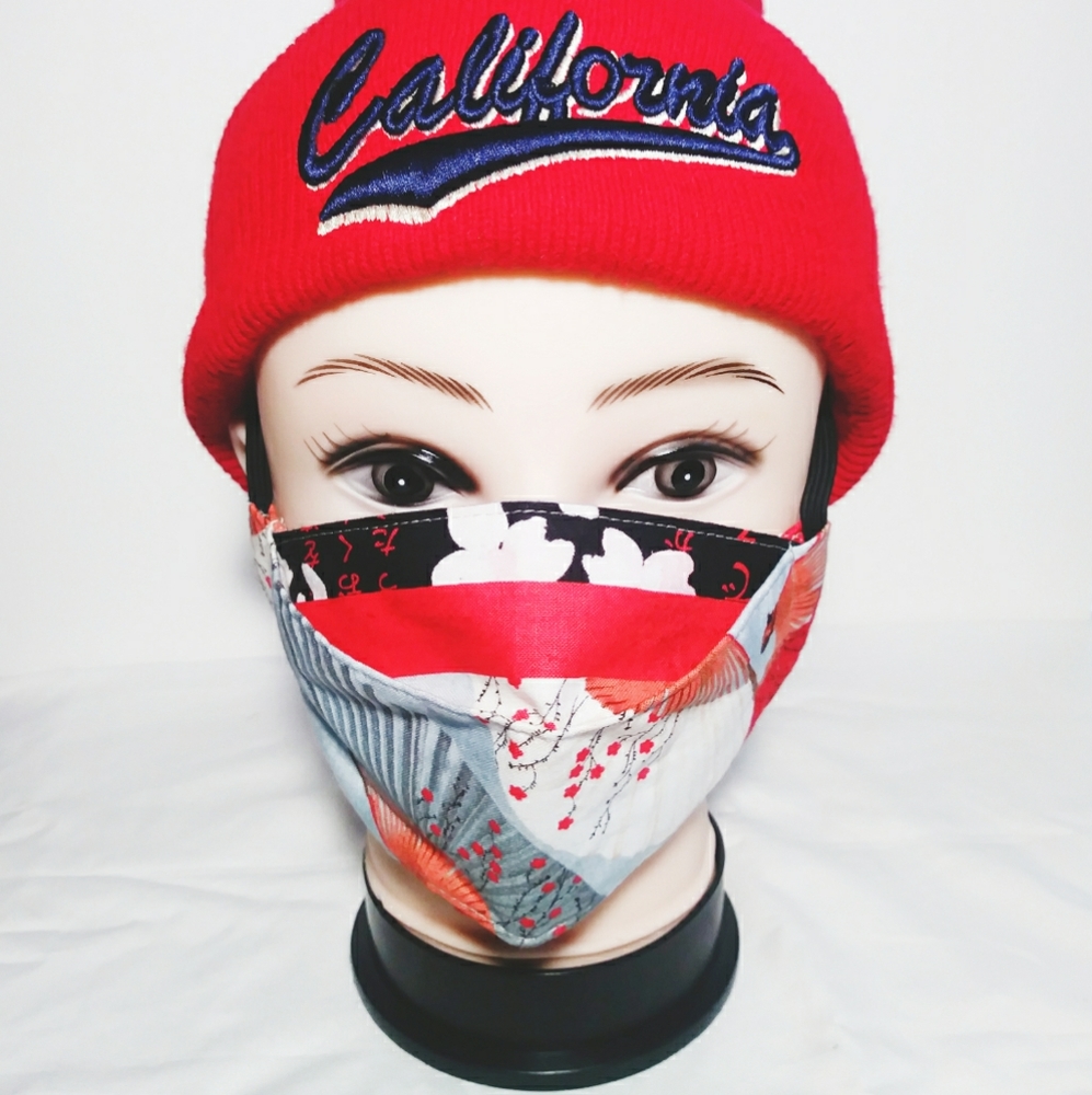 3D Cherry Blossoms Face Mask 1 - Picture 5 of 8